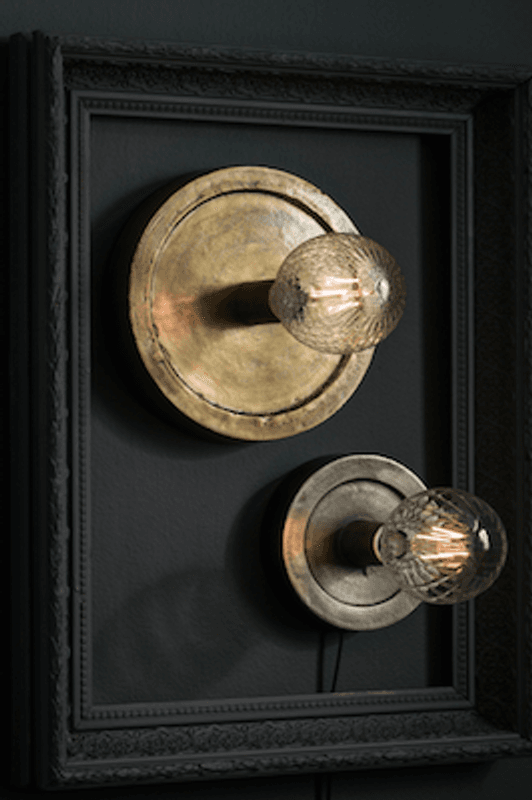 Rustic industriell tak/vegglampe